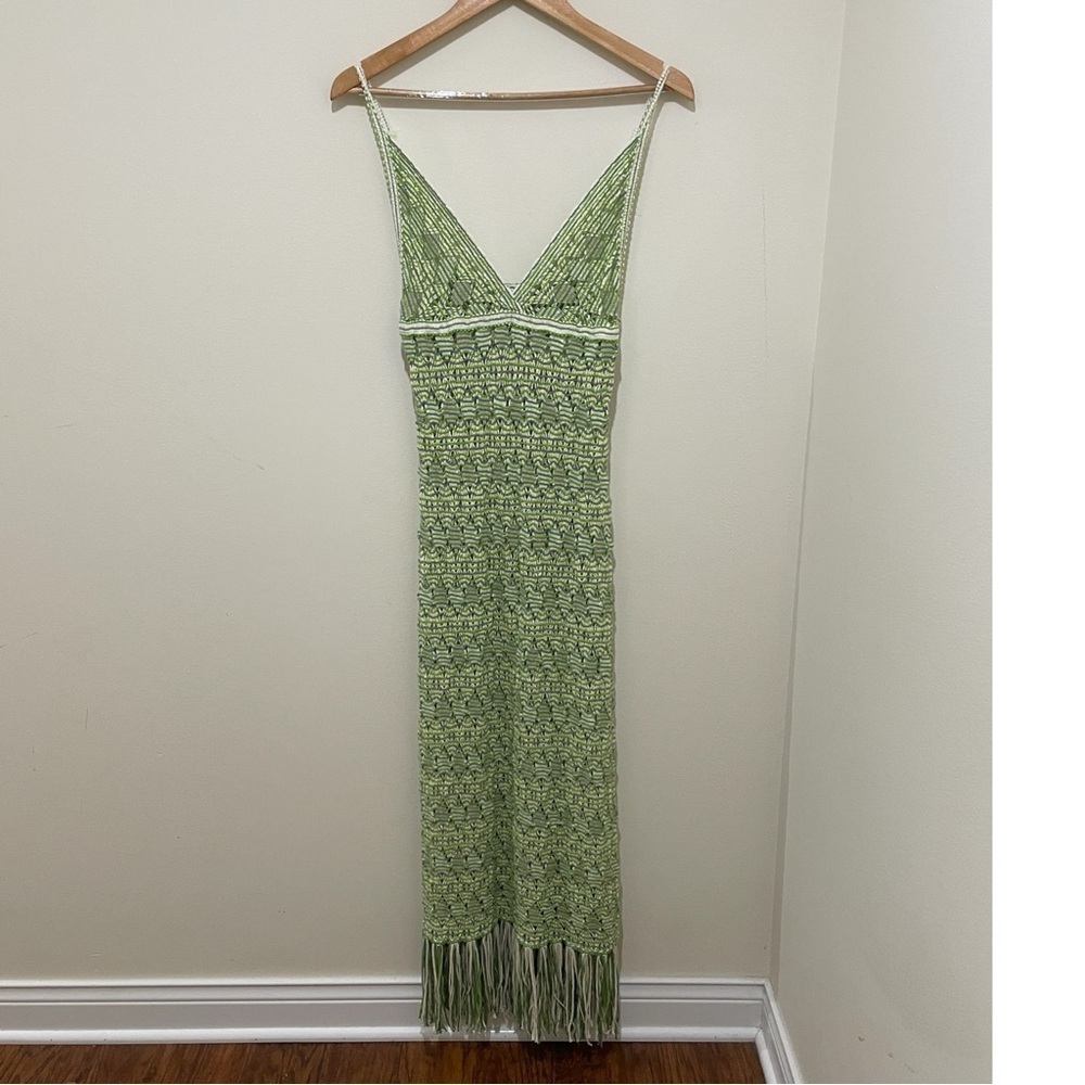 NWT Zara Crochet Dress, Size M Hippie Boho Festival Coachella Bohemian - Picture 4 of 14